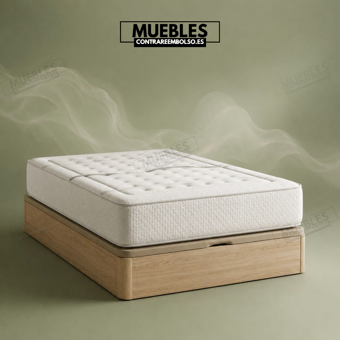 Pack Colchón NUVE PLUS 30 cm + Canapé Abatible Reforzado