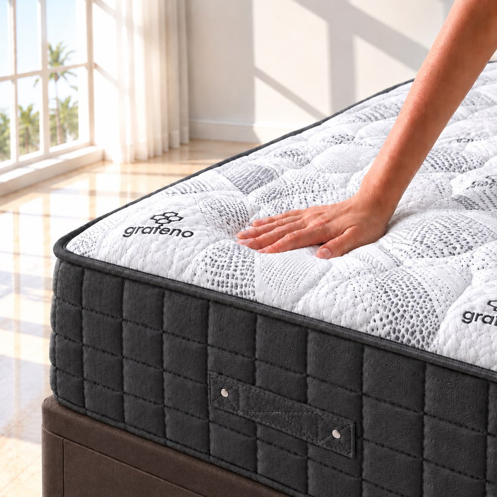 Pack colchón NUVE PLUS 30 cm y canapé abatible reforzado en color Wengué